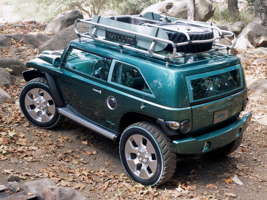  Jeep Willys 2 Concept 2001 года  (фото 10 из 19)